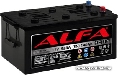 Автомобильный аккумулятор ALFA Hybrid 140 L (140 А·ч) Автомобильный аккумулятор ALFA Hybrid 140 L (140 А·ч)