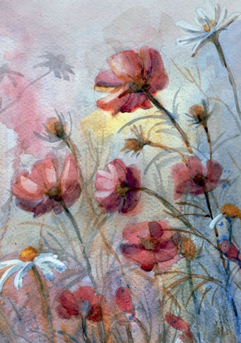 Картина Stamprint Мак АT024 (85x60)