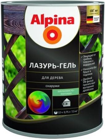 Пропитка Alpina Лазурь-гель 2.5 л (бесцветный)