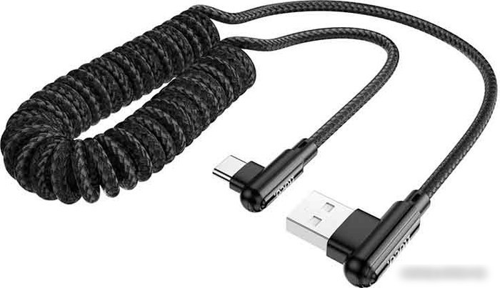 Кабель Hoco DU40 USB Type-A - USB Type-C (1 м, черный)