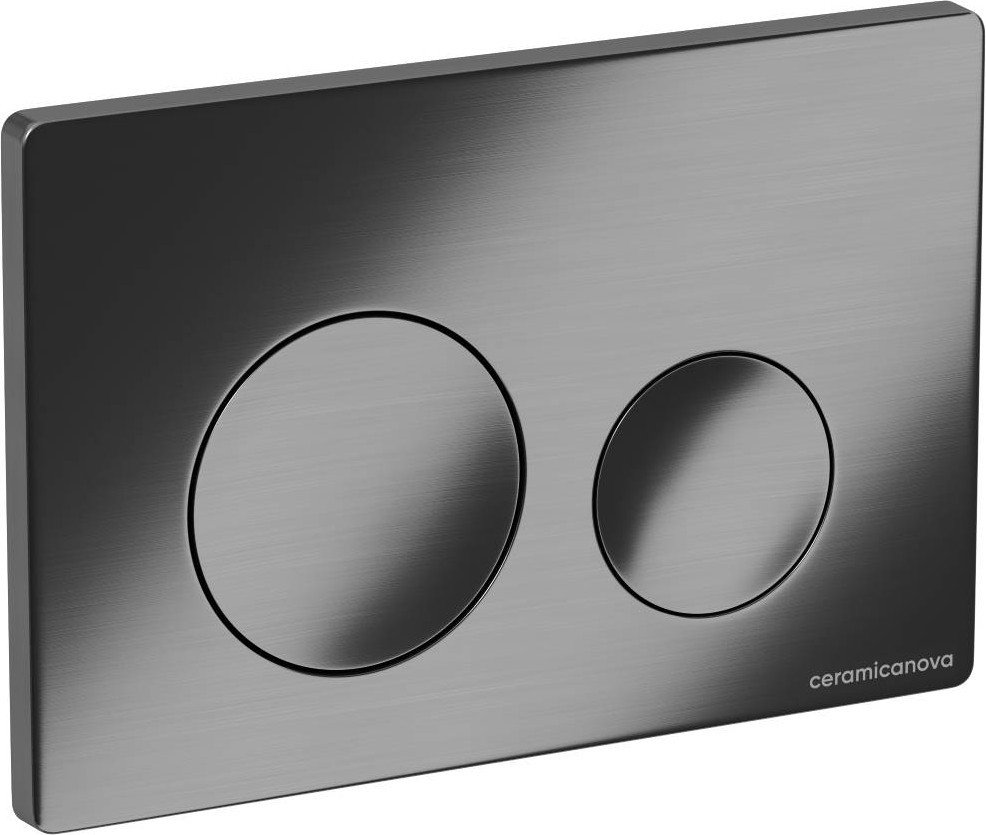 Панель смыва Ceramica Nova Balance CN12-001GG (вороненая сталь)