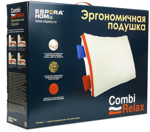 Спальная подушка Espera Home Combi-relax ЕС-3134 45x65