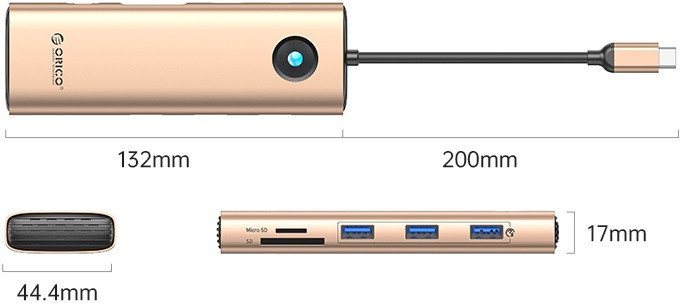 Док-станция Orico PW11-9P-RG-EP