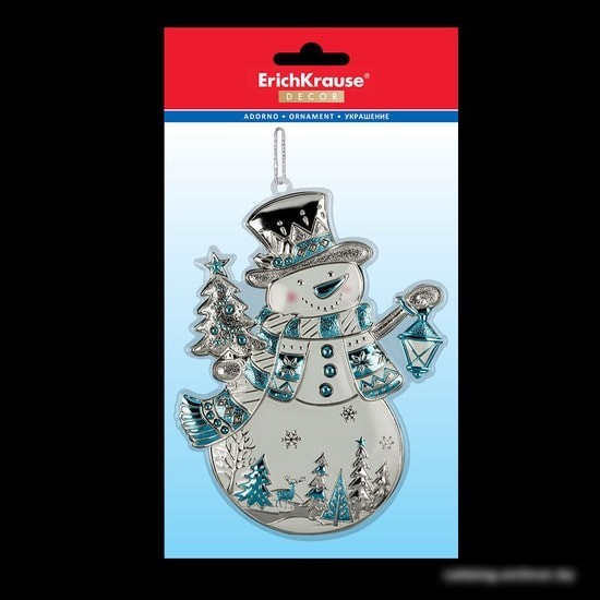 Елочная игрушка Erich Krause Decor Снеговик ледяной 47677