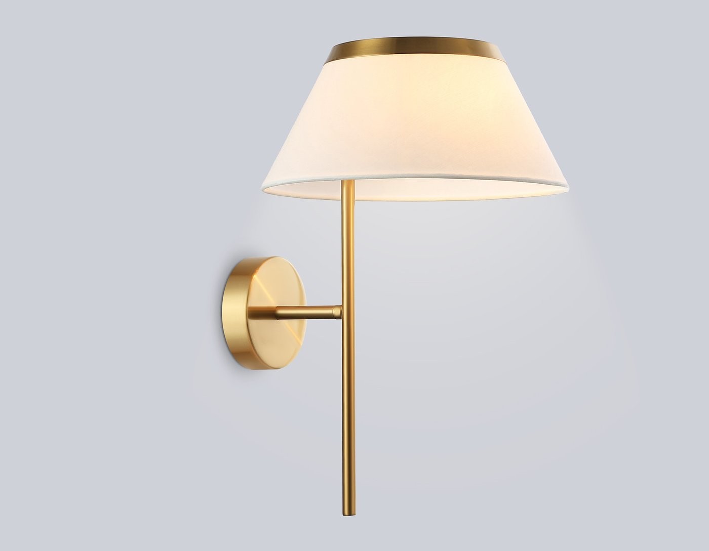 Бра Ambrella LH72475 BS/WH (латунь/белый)