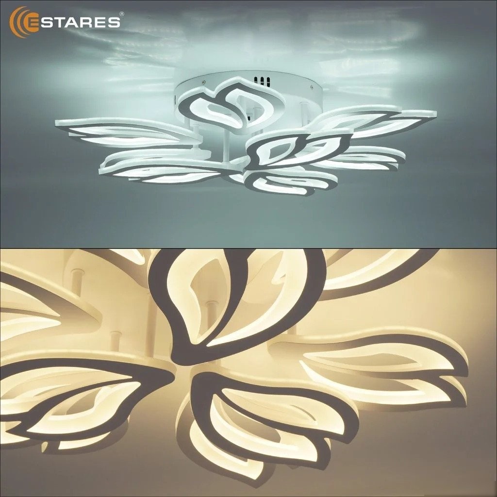 Подвесная люстра Estares Medea 120W 9F-RC-645x135-WHITE/WHITE-220-IP20