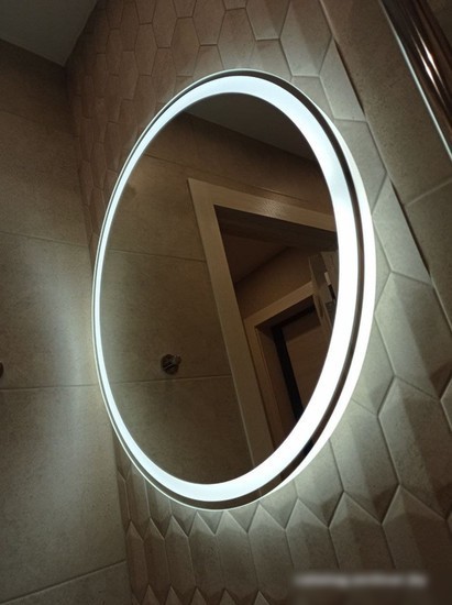 Пекам Зеркало LED Ring1-80х80d (с сенсором на взмах руки)