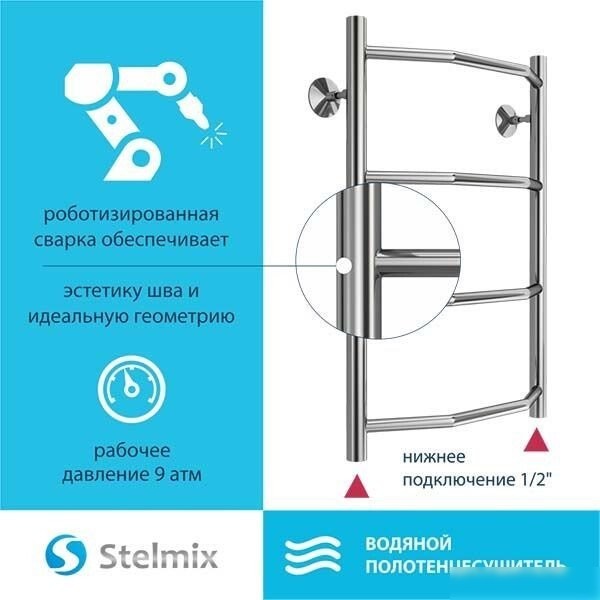 Полотенцесушитель Stelmix Трапеция ВПС П5 500х800