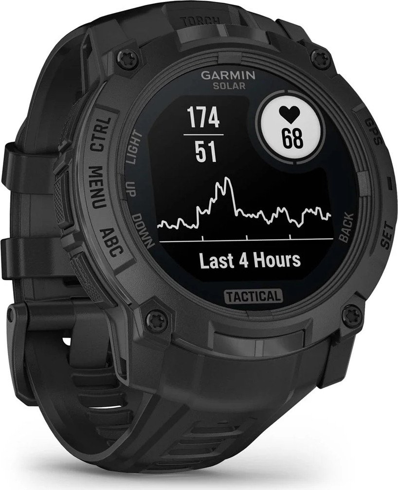 Умные часы Garmin Instinct 3 Solar Tactical Edition 50 мм (черный)
