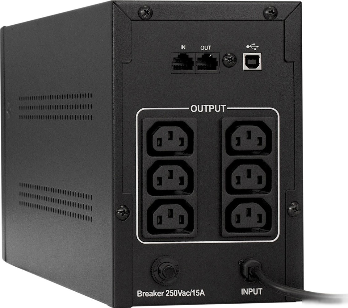 Источник бесперебойного питания ExeGate SpecialPro UNB-1000.LED.AVR.C13.RJ.USB