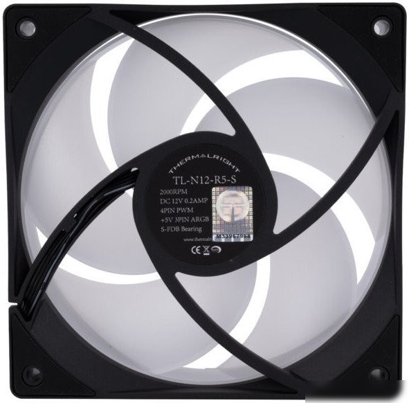 Вентилятор для корпуса Thermalright TL-N12-R5-S (черный)