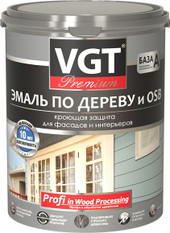 Эмаль VGT ВД-АК-1179 Профи по дереву 1 кг (графитовый RAL 7024)