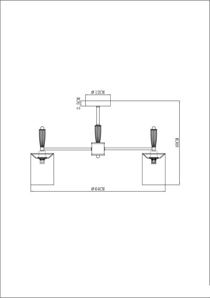 Люстра средней высоты Arte Lamp A4102PL-5PB