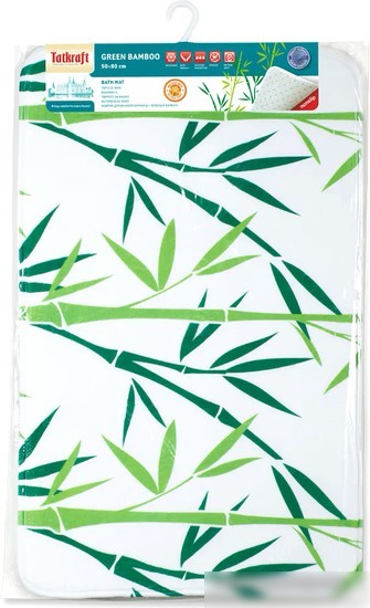 Коврик для ванной Tatkraft Green Bamboo 14954