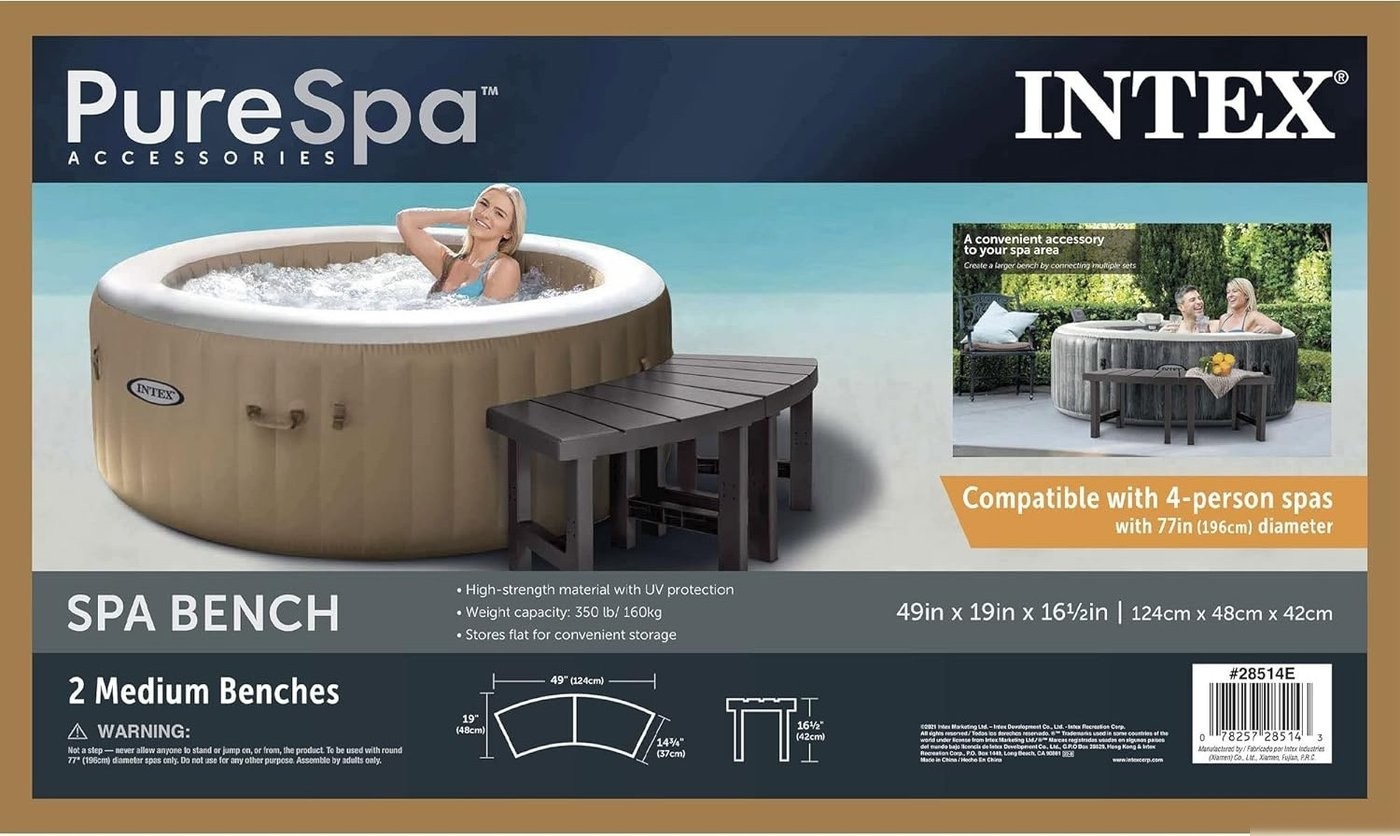 Аксессуары для бассейнов Intex Скамейка для бассейна-джакузи 28514