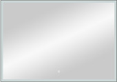 Континент Зеркало Frame Black Led 100x70