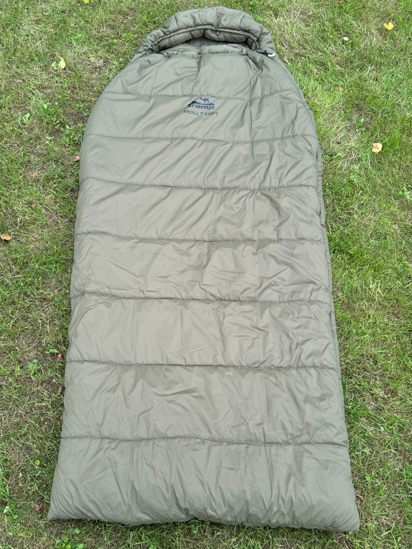 Спальный мешок TRAMP Troll T-Loft Compact (зеленый, R)