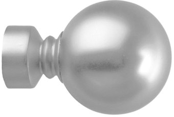 Наконечник для карниза Lm Decor YF059 Шар большой 25мм (сатин)