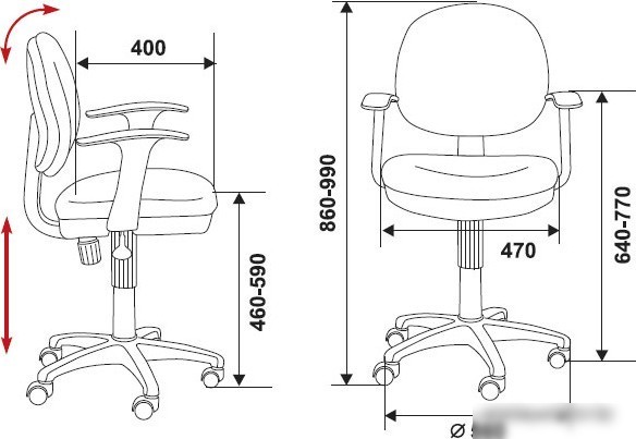 Кресло Бюрократ CH-W356AXSN