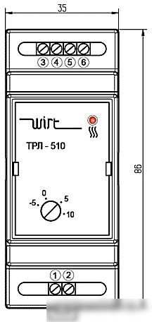 Терморегулятор Wirt ТРЛ-510