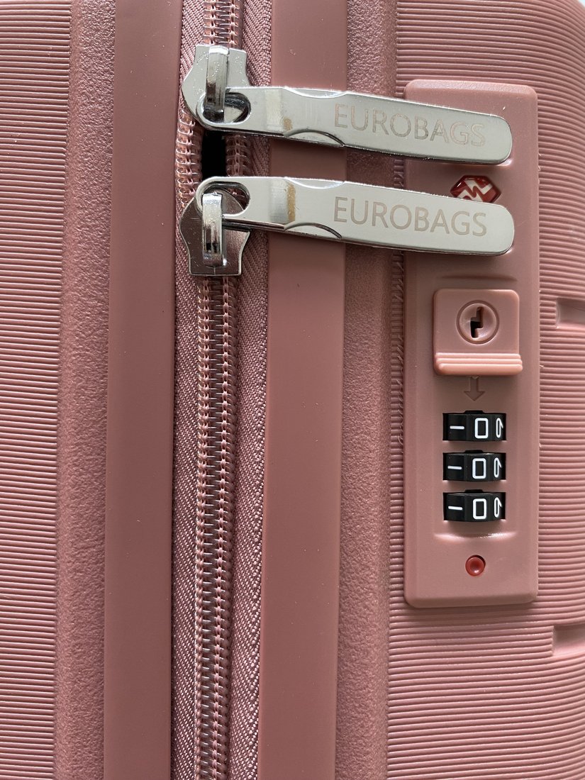 Чемодан-спиннер Eurobags PP-N95 (М, розовый)