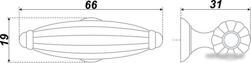 Ручка мебельная Boyard Demure RC021AB.5