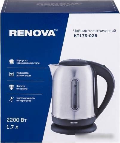 Электрический чайник Renova KT17S-02B
