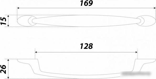 Ручка мебельная Boyard Maestro RS448BSN.4/128