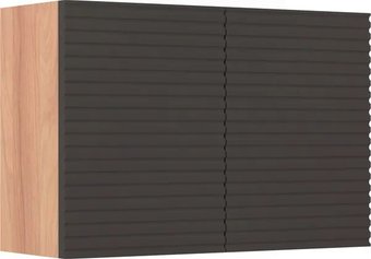 Runo Шкаф для ванной Соренто 60x40/Тренто 60x40 вертикаль (крафтовый дуб/графит)
