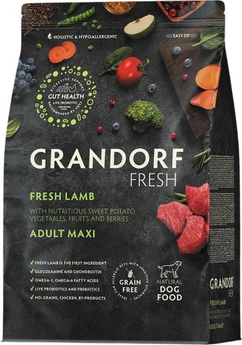 Сухой корм для собак Grandorf Adult Maxi Breeds Fresh Lamb&Sweet Potato 10 кг