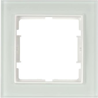 Рамка Mutlusan Elitra 2170 811 1101 (белое стекло)