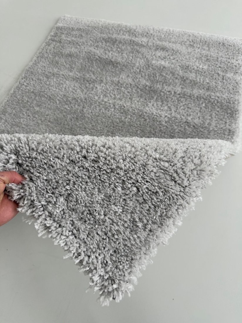 Ковер для жилой комнаты LAXMI Fluffy 01 прямоугольник (2x3, Light Grey)
