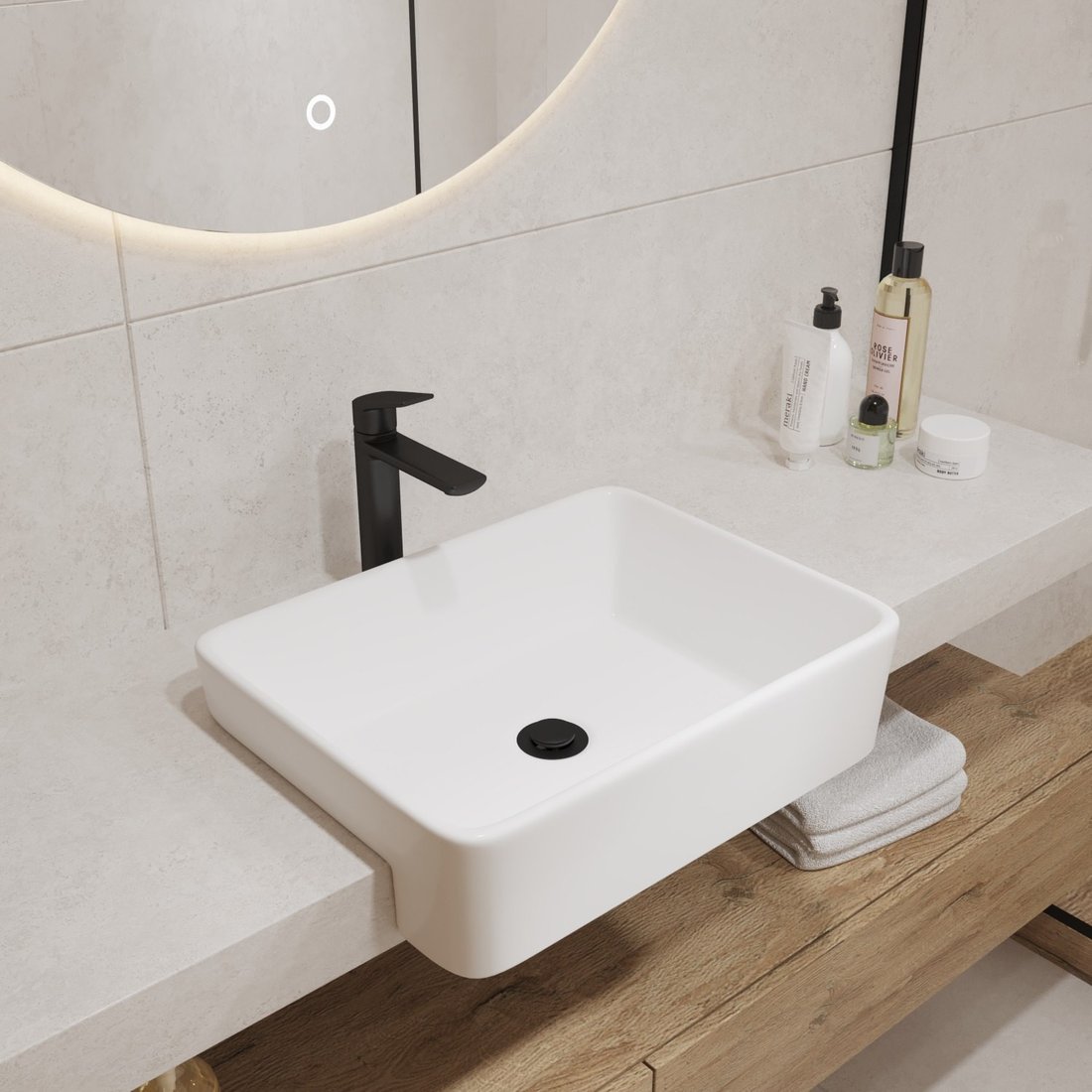 Умывальник Lauter 21675 + клапан 21190G