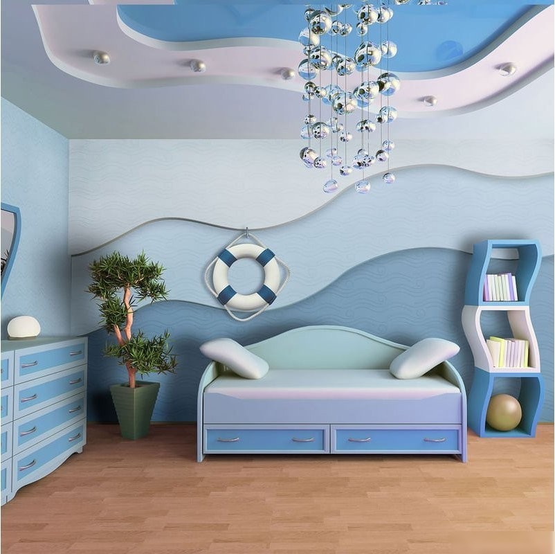 Стеклообои Wellton Decor Волна WD730 (12.5 м)