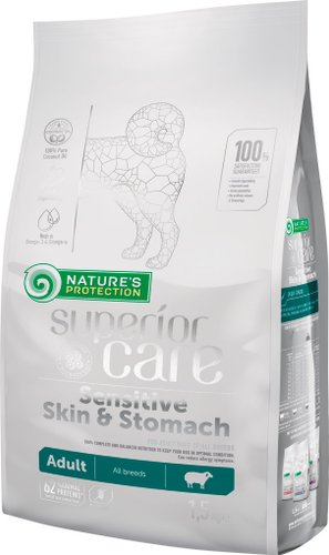 Сухой корм для собак Nature's Protection SC Sensitive Lamb для всех пород 1.5 кг