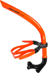 Трубка для плавания Mad Wave Pro Snorkel (оранжевый)
