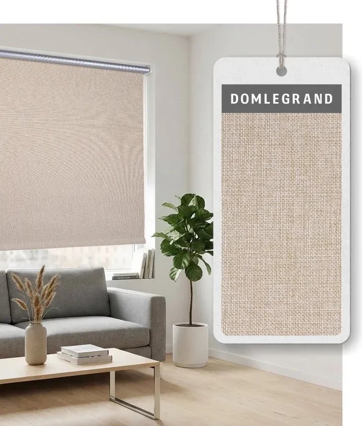 Рулонные шторы Legrand Блэкаут Норд 52x175 58156689 (бежевый)