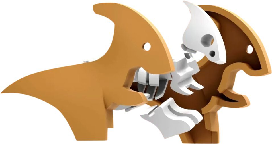 Магнитный конструктор Halftoys Dino Пара HDS006