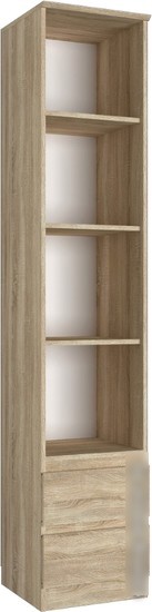 Книжный шкаф Евва Турин ТР-4T2S-01/S (дуб сонома)