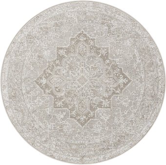Ковер для жилой комнаты LAXMI Comfort 329 круг (1.2x1.2, Cream/Cream)