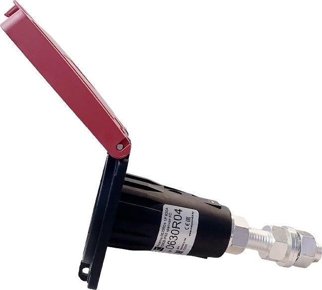Розетка промышленная КС YHT BX3 0400R04 1Р 400А 1000В IP68 0400R04 (красный)