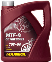 Трансмиссионное масло Mannol MTF-4 Getriebeoel 75W-80 API GL-4 4л