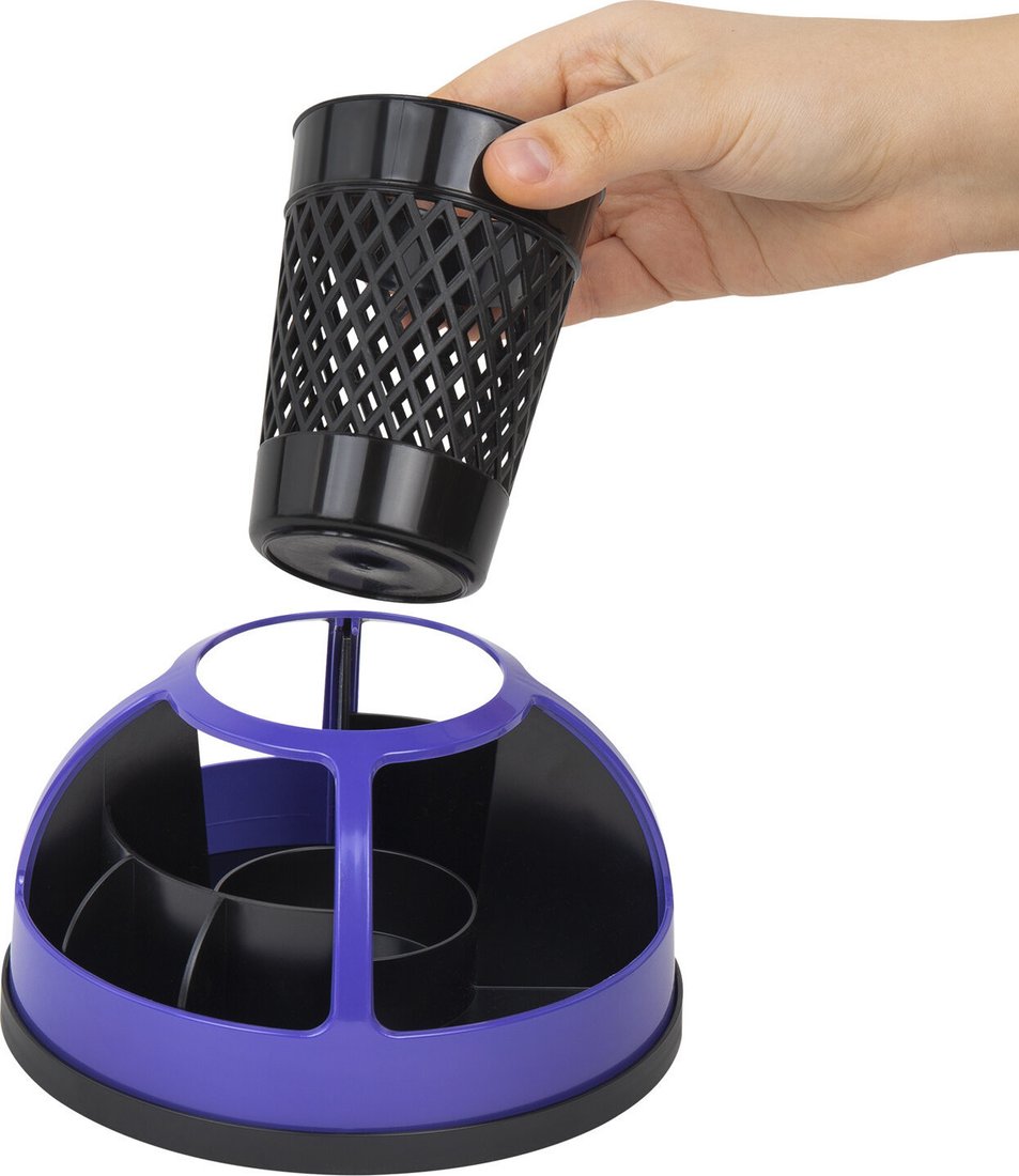 Органайзер настольный Staff Attraction 238320 (черный/фиолетовый)