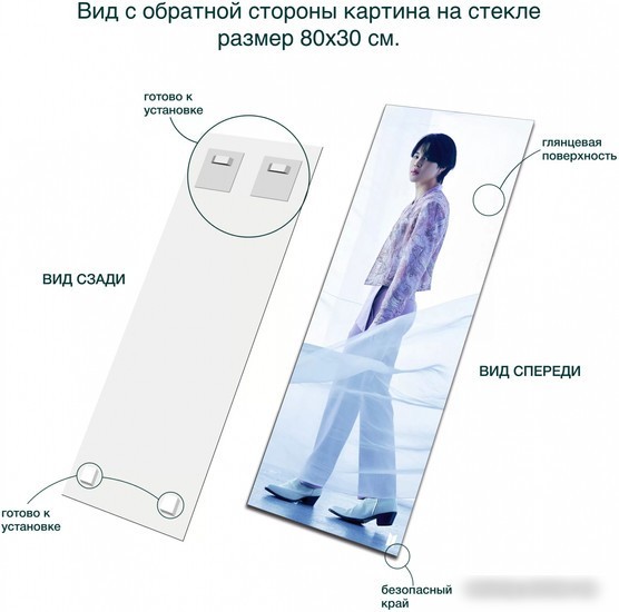 Картина Stamprint Proof. Jimin 2 ID027 (80x30)