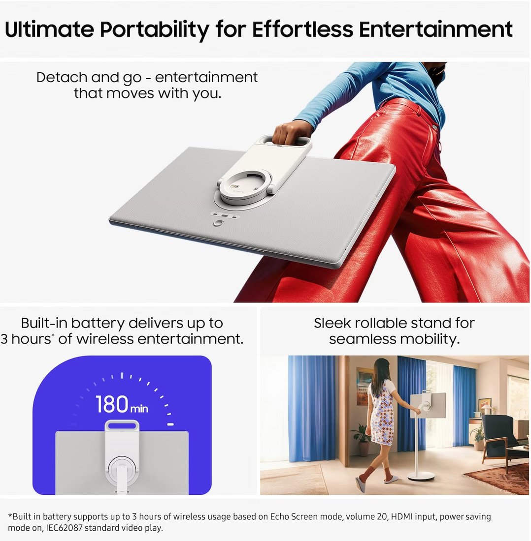 Интерактивная панель Samsung The Movingstyle UE27LSM7FAX