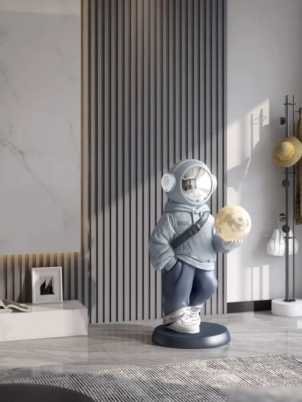 Ночник Merry Bear Home Decor Мальчик Астронавт на Луне 20169236