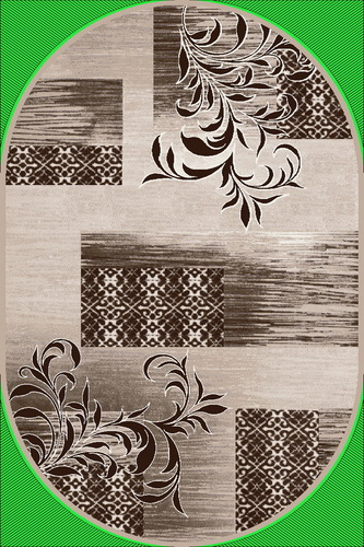Прикроватный коврик Витебские ковры 3234a6xo 80x150 (коричневый)