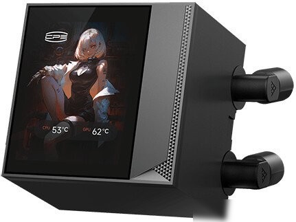 Система жидкостного охлаждения для процессора PCCooler DC360 Pro ARGB Display (черный)