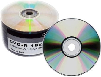 DVD-R диск CMC DVD-R 4.7Gb 16x 43868 (50 шт.)