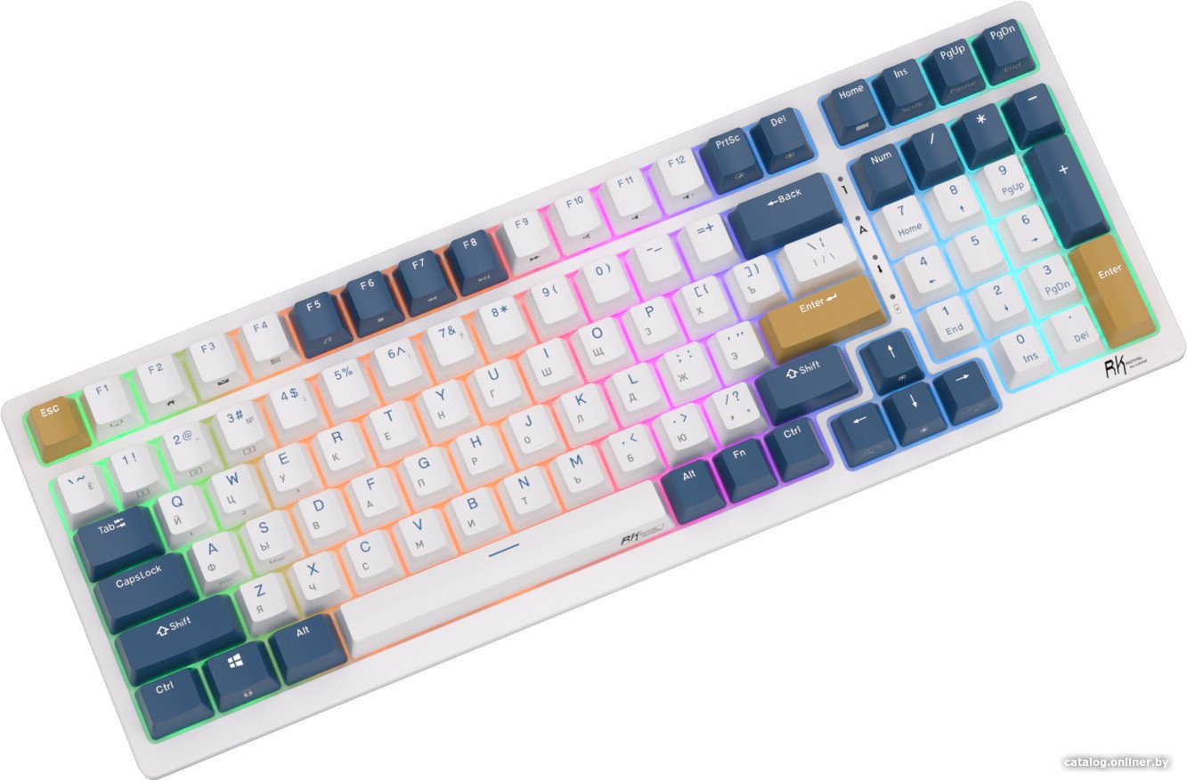 Клавиатура Royal Kludge RK98 RGB Klein Blue (RK Blue)
